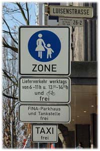 Schild Fugngerzone